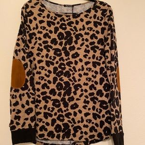 leopard print blouse